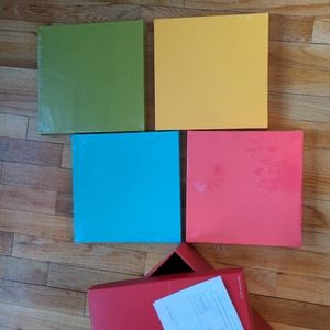 Red Envelope, Brand New, Handprint canvas set